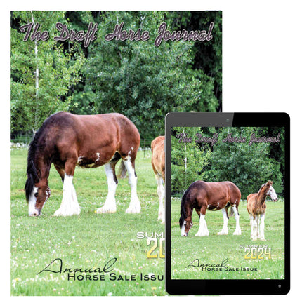 Access the print or digital edition of the Winter 2023-2024 Draft Horse Journal